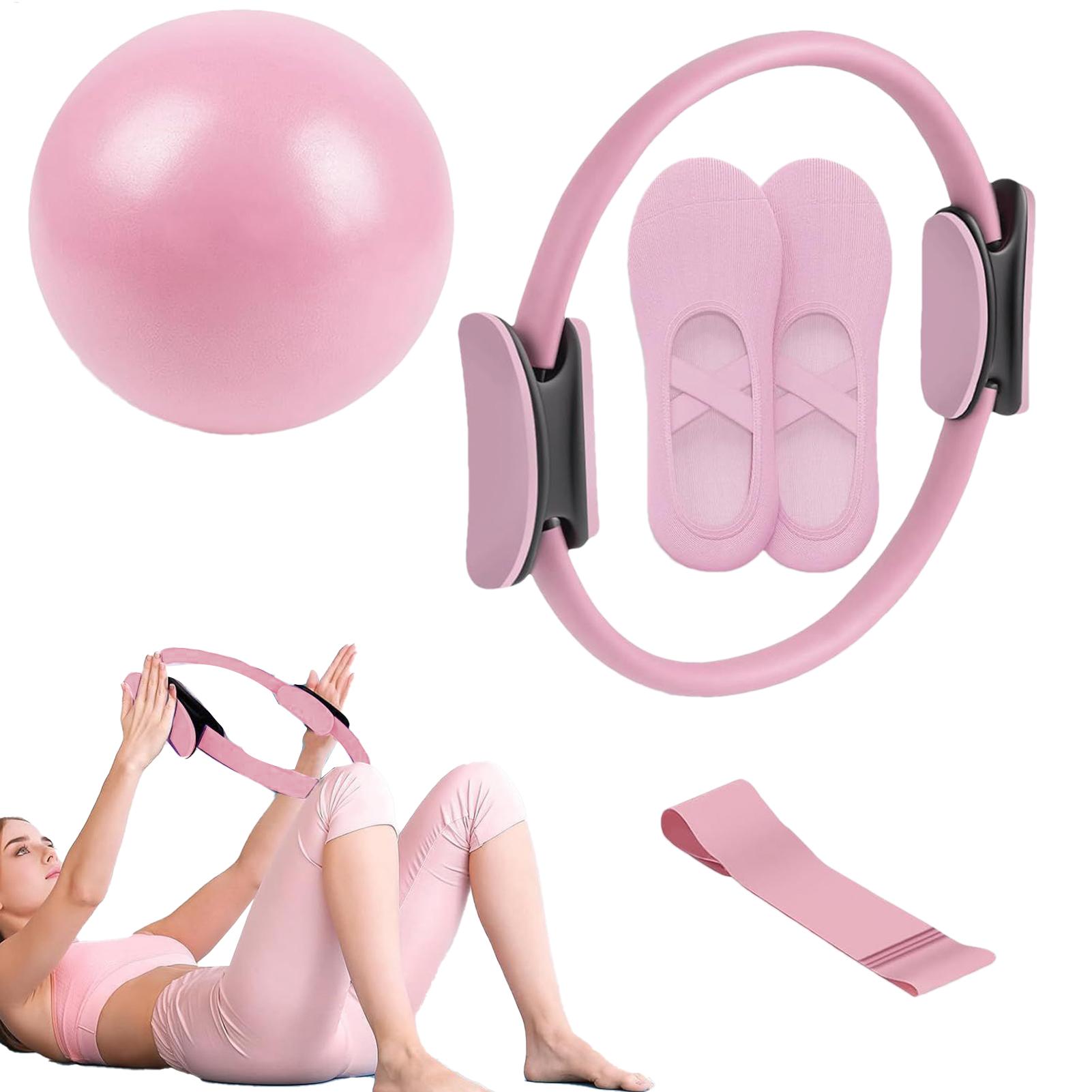 Pilates Yoga Resistance Ring - Yoga Fitness Pilates Ring Ball Set