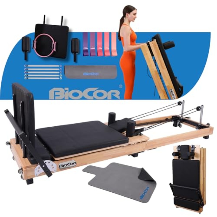 Pilates Yoga Ring - MAX4.0 Pilates Reformer Wood Home Workout