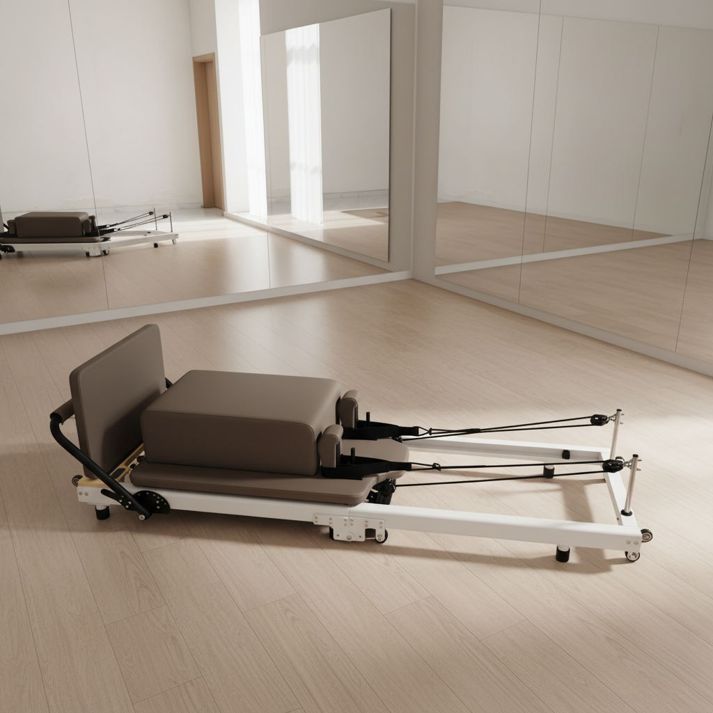 Pilates & Yoga Vida - Custom Logo Foldable Aluminum Pilates Reformer,