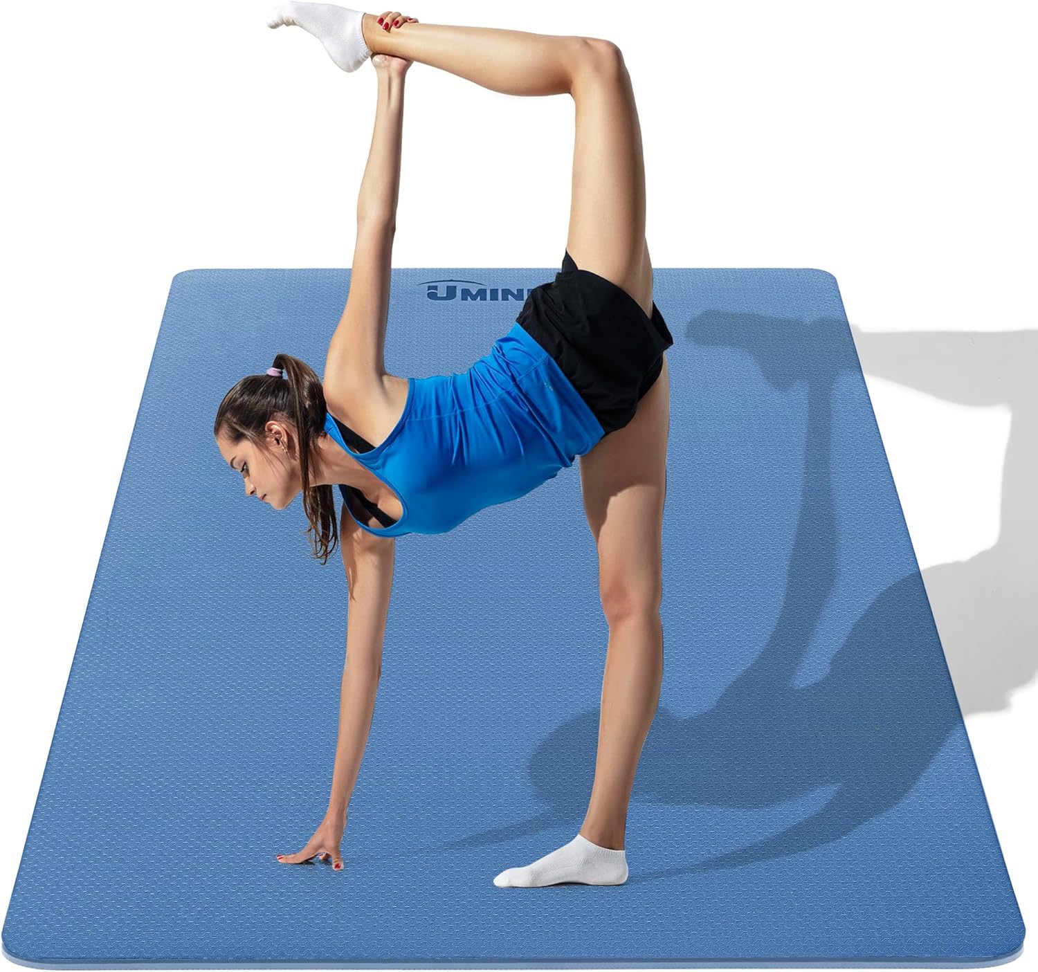 Pilates Yoga Mat - Large Yoga Mat 1/4 & 2/5