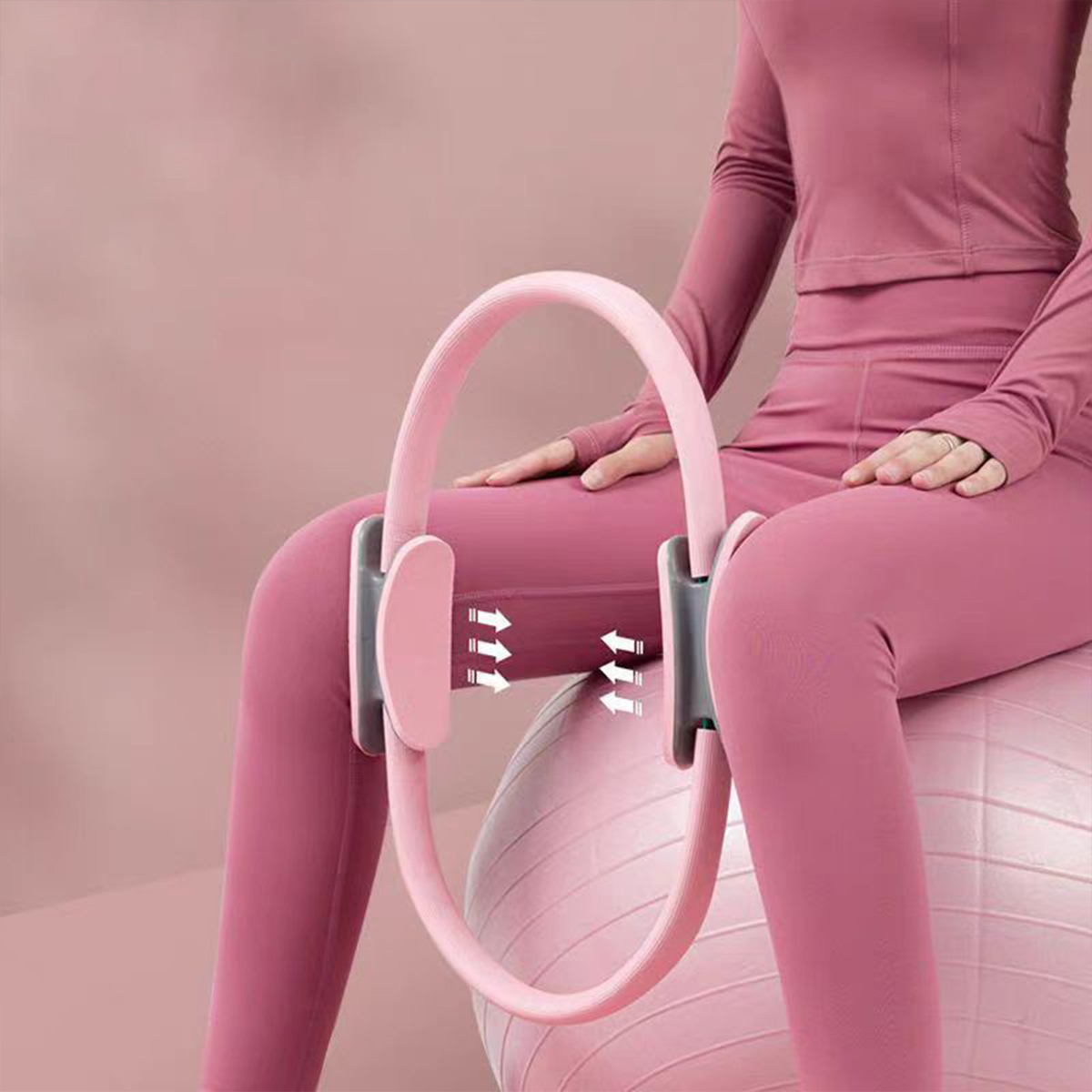 Pilates Yoga Resistance Ring - Yoga Fitness Ring Circle Pilates Women