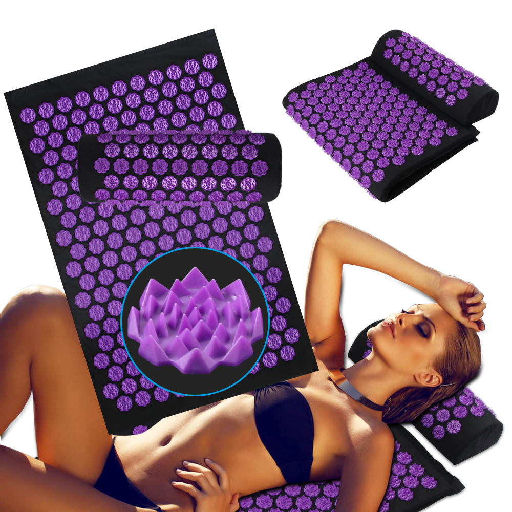 Pilates Yoga Mat - Acupressure Yoga Mat Kuznetsov's Applicator Cushion