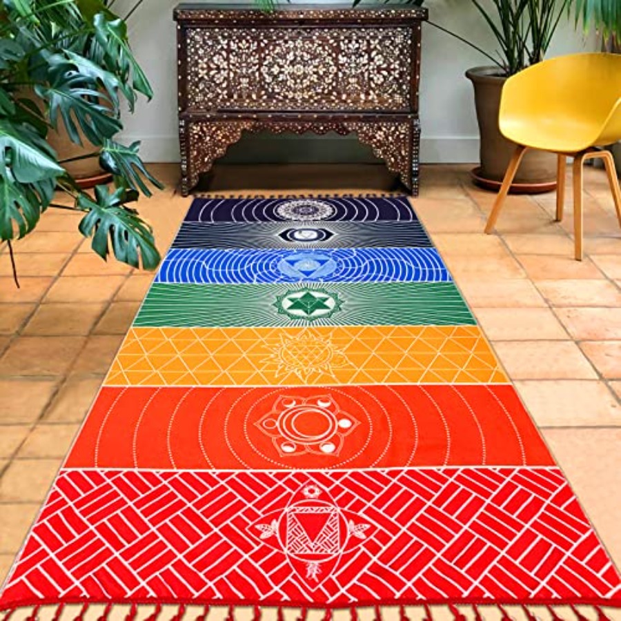 Pilates Yoga Mat - Mexican Yoga Mat Beach Picnic Blanket