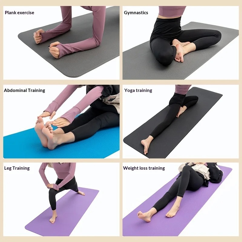 Extra Thick Non Slip Yoga Mat  - مراجعة Pilates Yoga Mat وسعره