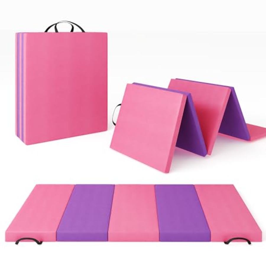 Folding Gymnastics Mat, Exerci - مراجعة Pilates With Yoga وسعره