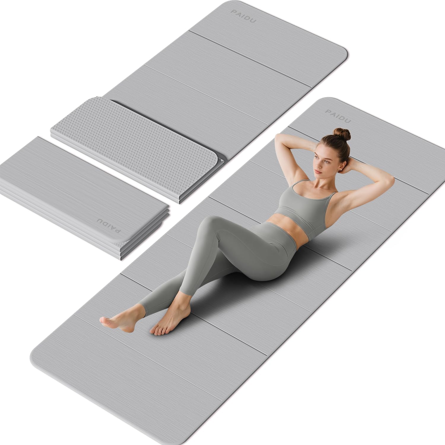 Foldable Yoga Mat 10mm Extra T - مراجعة Pilates Yoga Mat وسعره