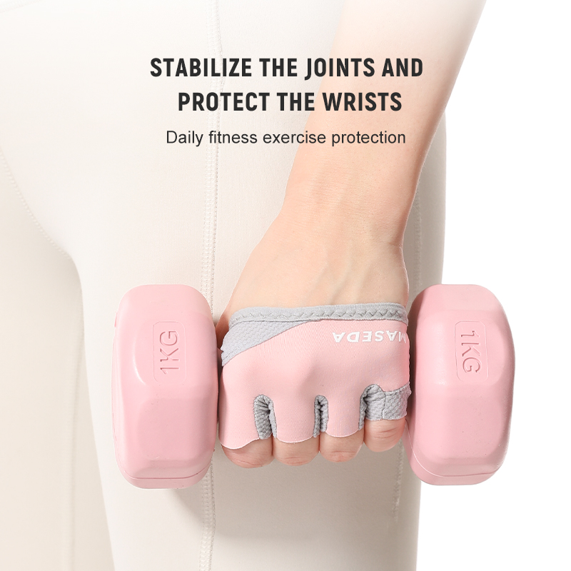 Pair of Fitness Fingerless Glo - مراجعة Pilates With Yoga وسعره