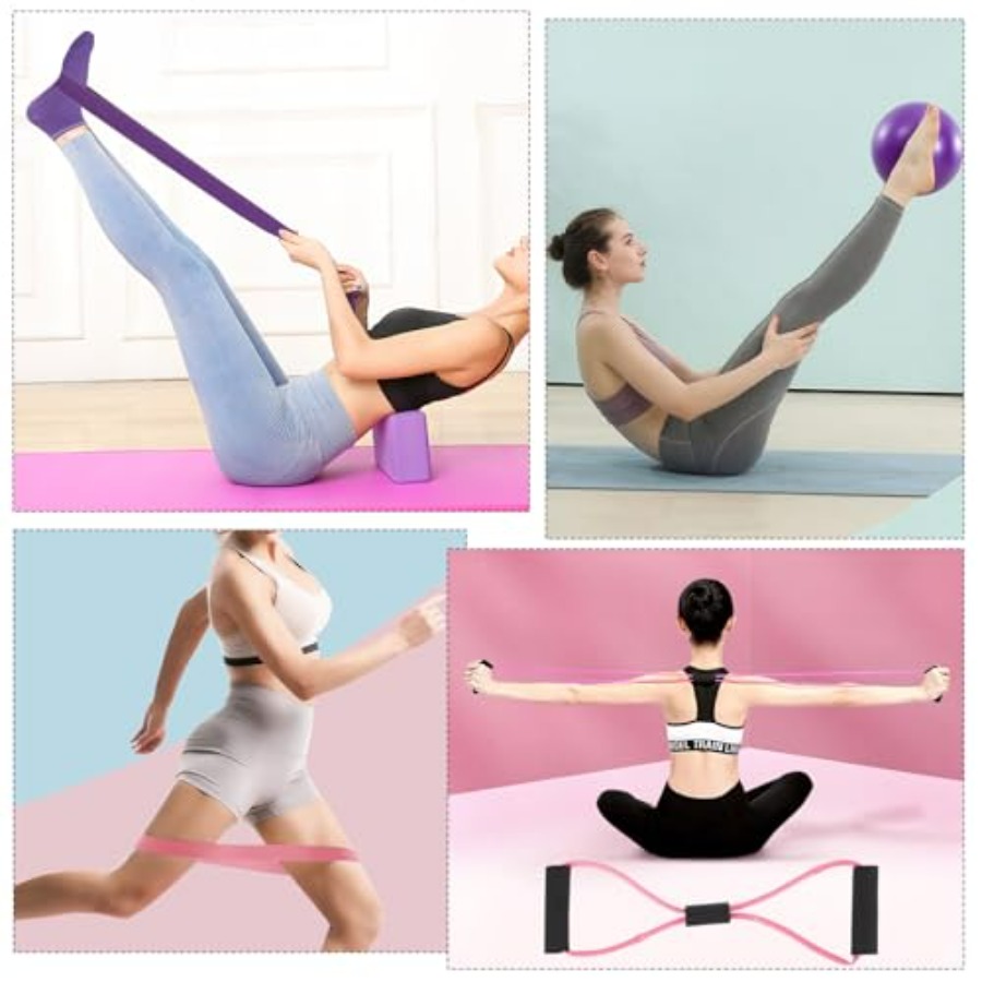 21 Pcs Pilates Ring Circle Set - مراجعة Pilates Yoga Ring وسعره