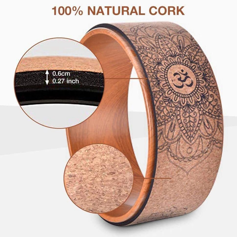 NALFI-Cork Yoga Wheel For Yoga - مراجعة Yoga Wheel Dharma وسعره