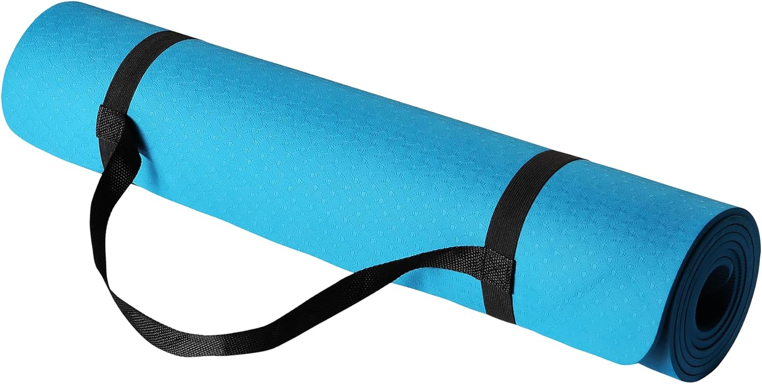 1/4 Inch Thick TPE Exercise Yo - مراجعة Pilates Yoga Mat وسعره