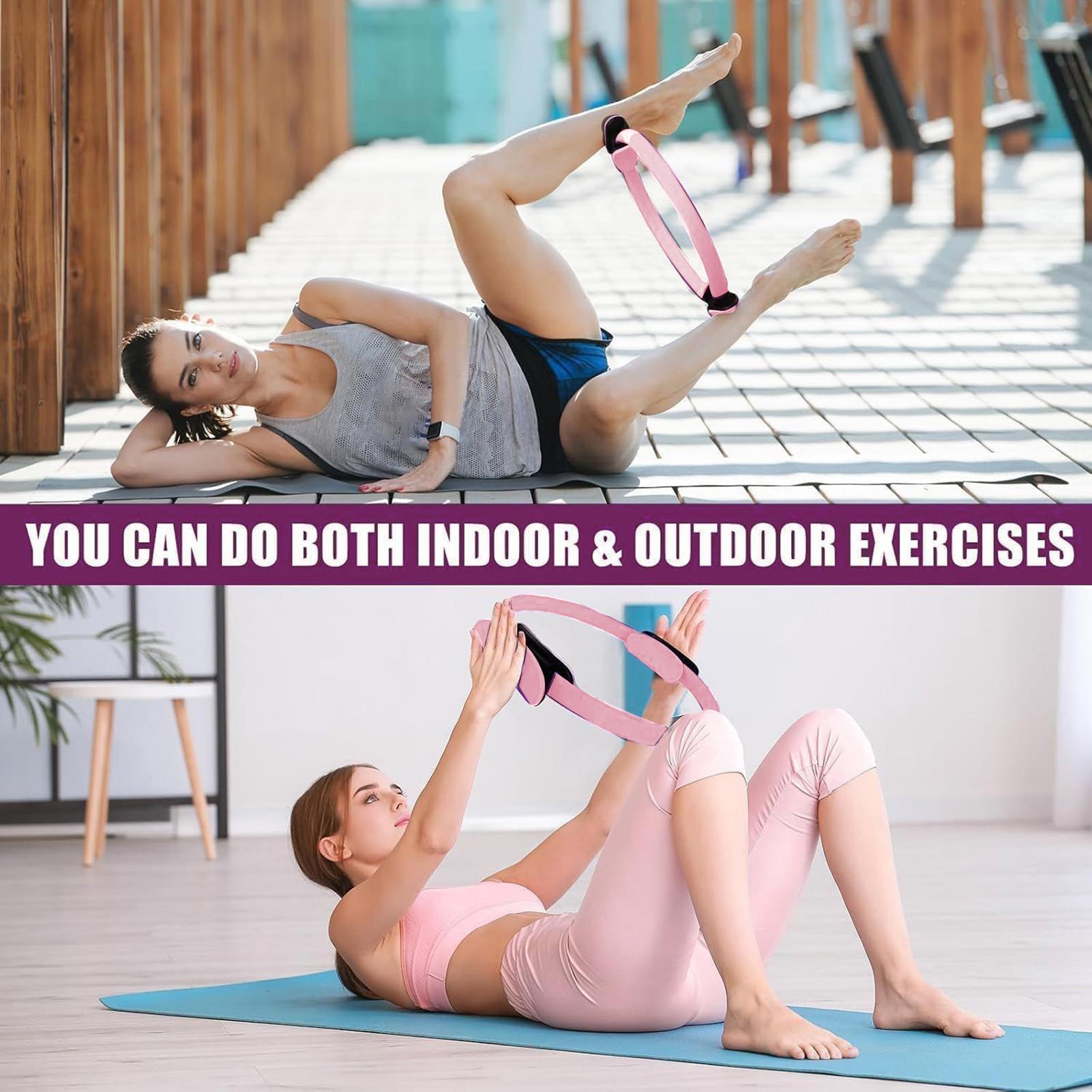 Yoga Fitness Pilates Ring Ball - مراجعة Pilates Yoga Resistance Ring وسعره