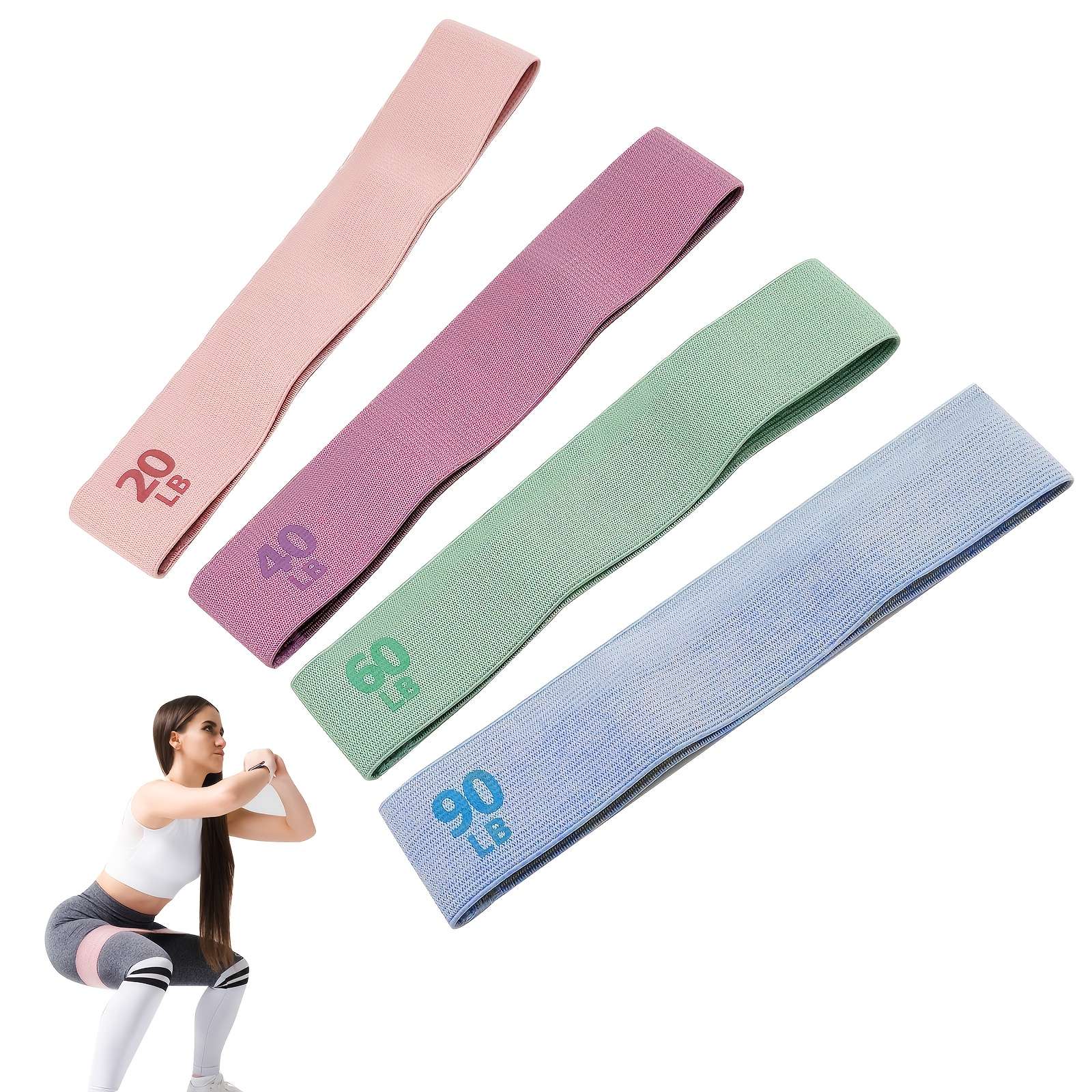 1Pc/4Pcs Fitness Resistance Ba - مراجعة Pilates Yoga Body وسعره