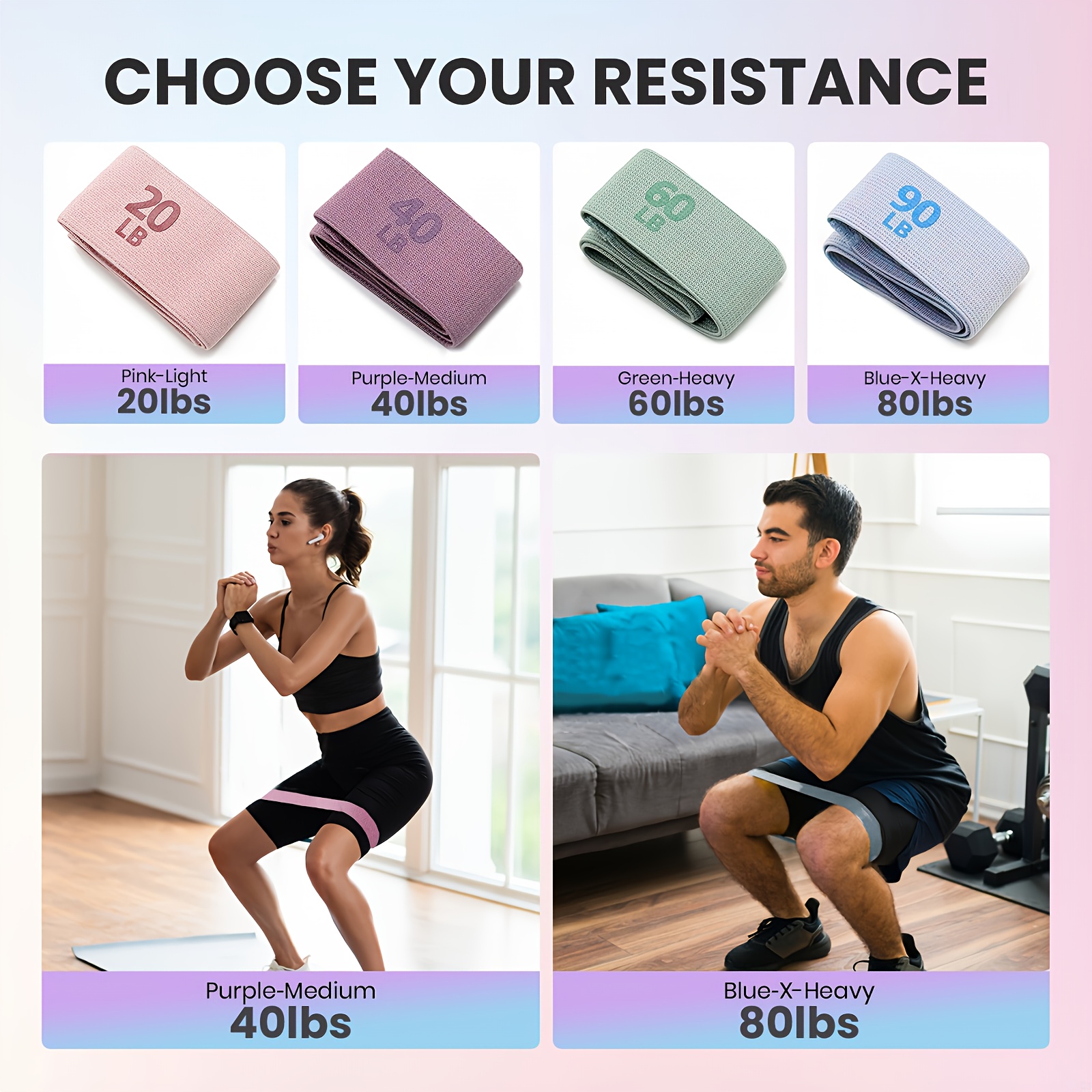 1Pc/4Pcs Fitness Resistance Ba - مراجعة Pilates Yoga Body وسعره