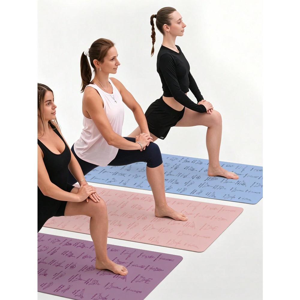1pc Unisex Fitness Yoga Mat -  - مراجعة Pilates Yoga Mat Workout وسعره
