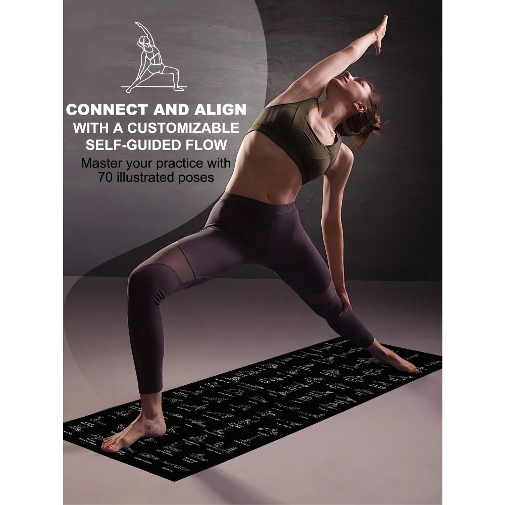 1pc Unisex Fitness Yoga Mat -  - مراجعة Pilates Yoga Mat Workout وسعره