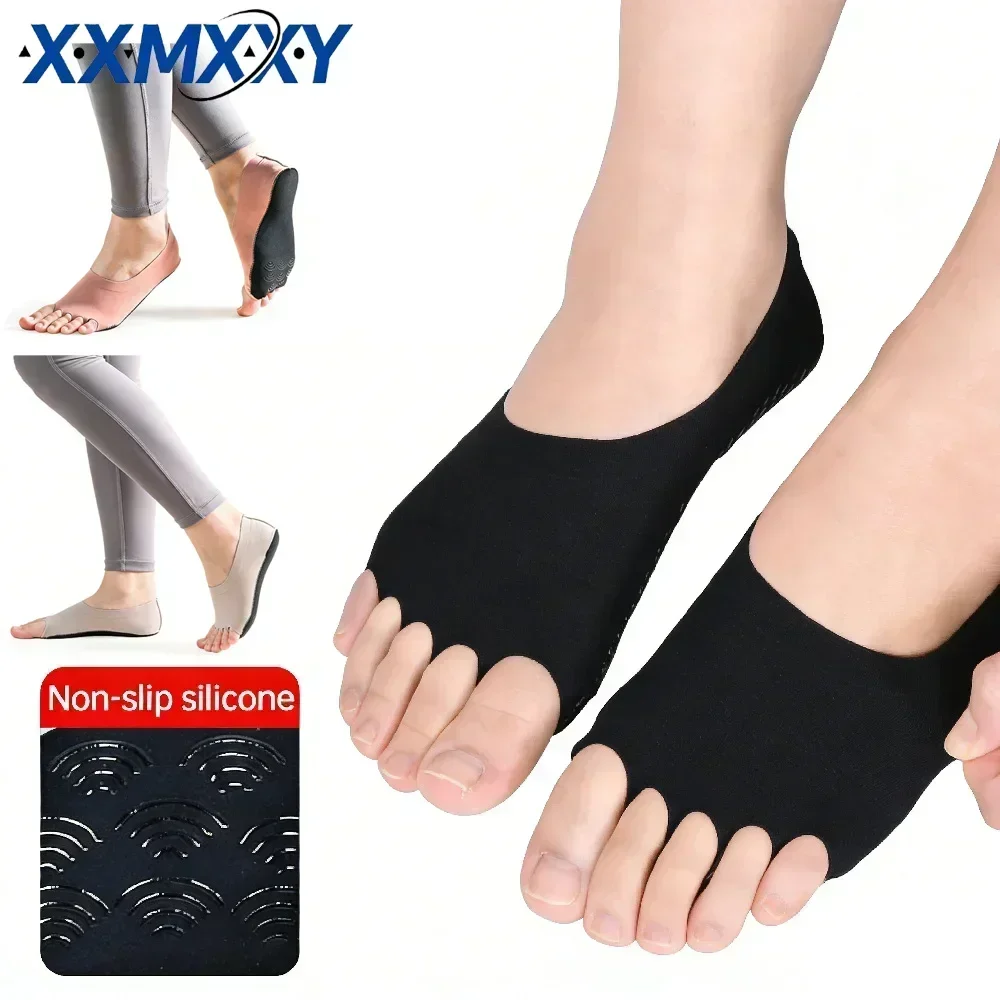 1Pair Toeless Yoga Pilates Soc - مراجعة Pilates Yoga Wear وسعره