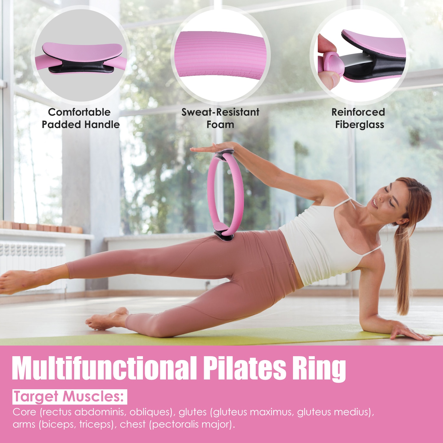 USA STOCK 14Pcs Pilates Ring E - مراجعة Pilates Toning Ball وسعره