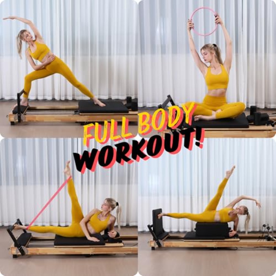 MAX4.0 Pilates Reformer Wood H - مراجعة Pilates Yoga Ring وسعره
