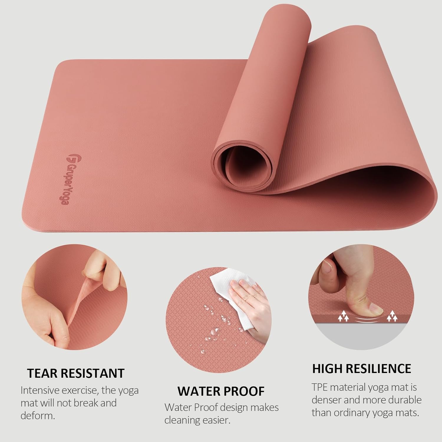 Yoga Mat Non Slip 72x24 Inch,  - مراجعة Pilates Yoga Mat وسعره