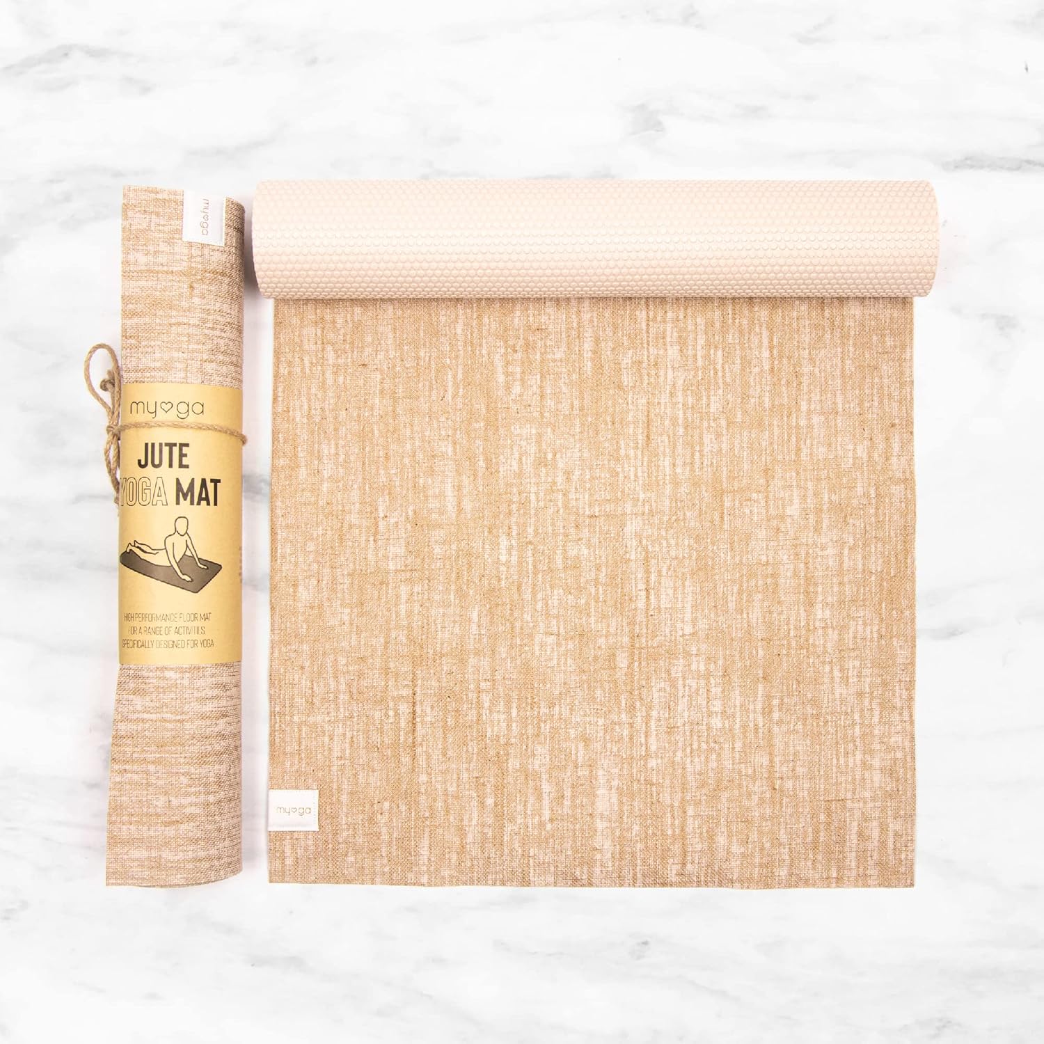 Jute Yoga Mat, Eco Friendly Bi - مراجعة Pilates Yoga Mat وسعره