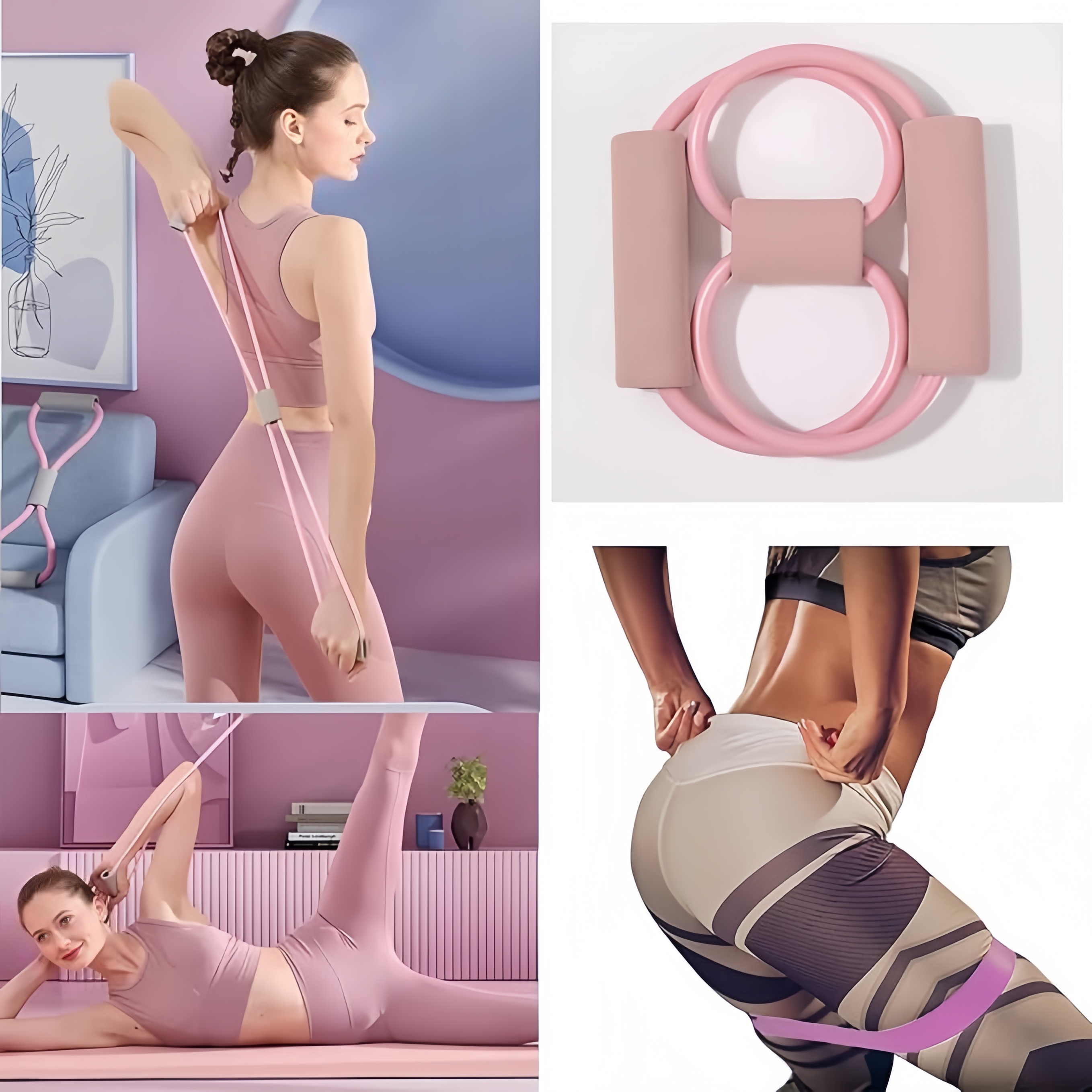 10-Piece Pilates Loops Yoga Ki - مراجعة Pilates Toning Ball وسعره