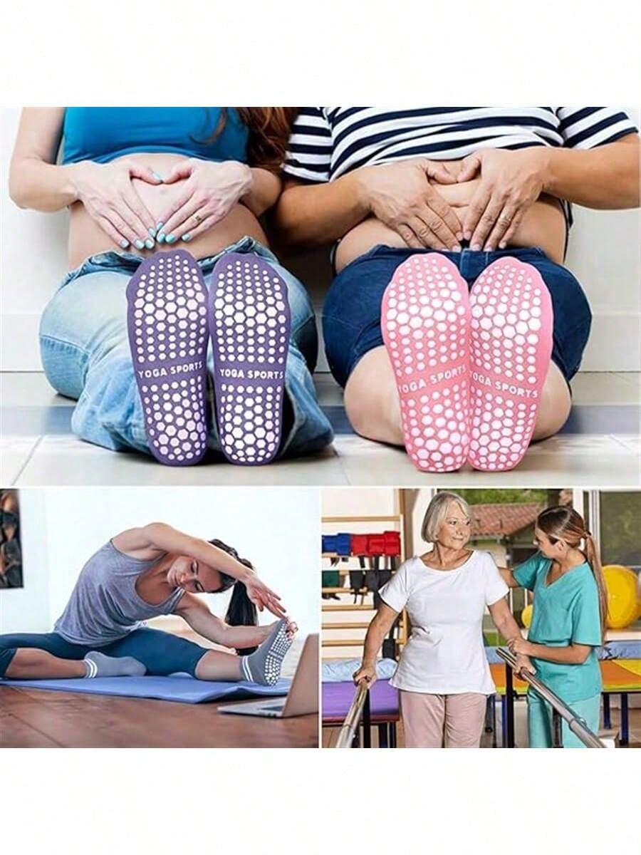5 Pairs Women Double Stripe No - مراجعة Pilates With Yoga وسعره