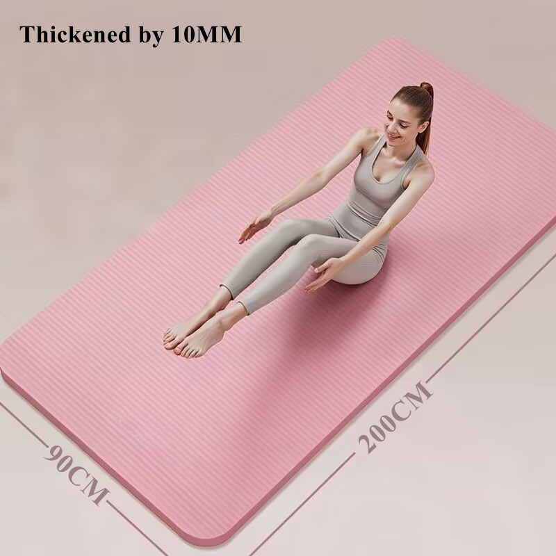 200/185×80/90cm Yoga Non-slip  - مراجعة Pilates Yoga Mat Workout وسعره