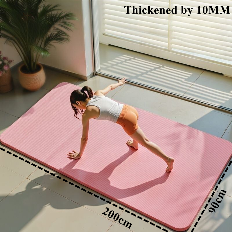 200/185×80/90cm Yoga Non-slip  - مراجعة Pilates Yoga Mat Workout وسعره