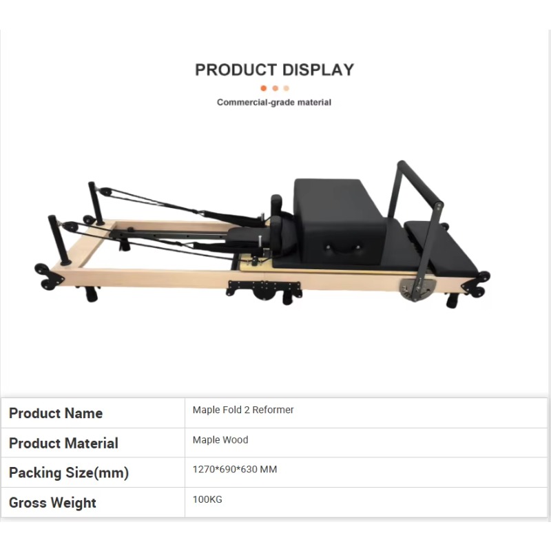 Multifunctional Foldable Maple - مراجعة Pilates & Yoga Vida وسعره
