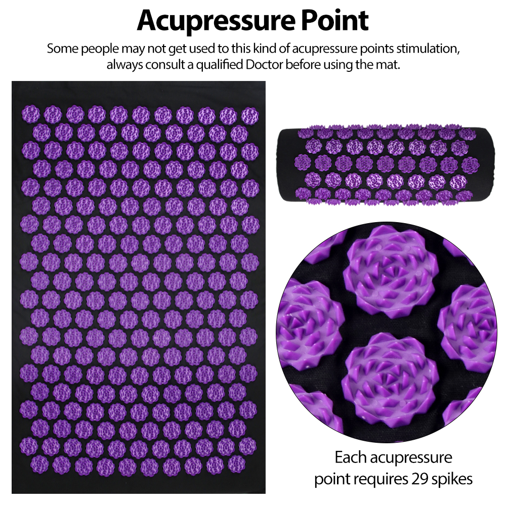 Acupressure Yoga Mat Kuznetsov - مراجعة Pilates Yoga Mat وسعره
