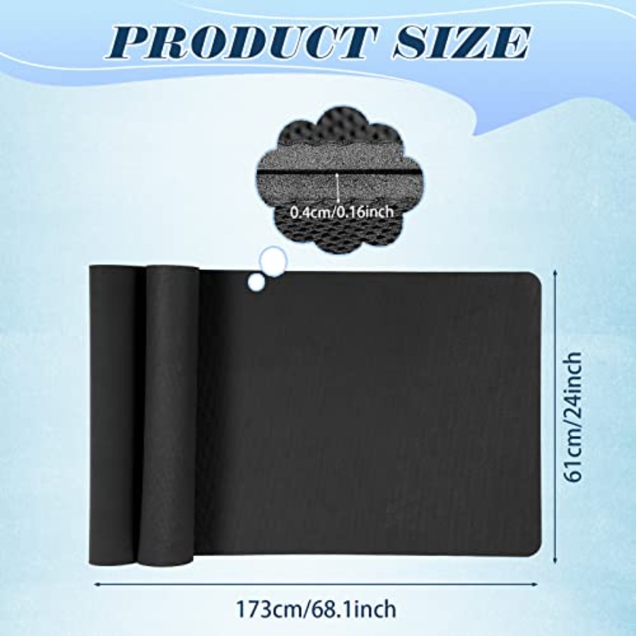 10 Pack 68'' x 24'' x 4mm Thic - مراجعة Pilates Yoga Mat Workout وسعره