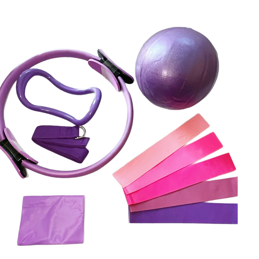 Customized LOGO 5-Piece Home G - مراجعة Pilates Yoga Resistance Ring وسعره