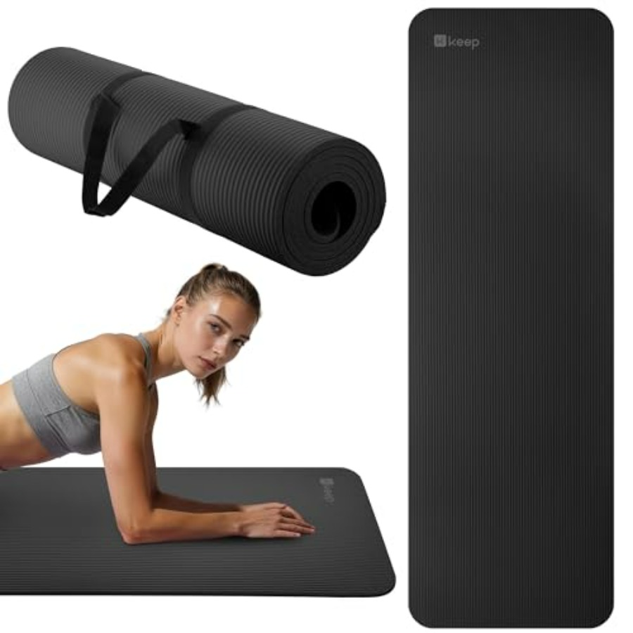 Extra Thick NBR Yoga Mat for W - مراجعة Pilates Yoga Mat Workout وسعره