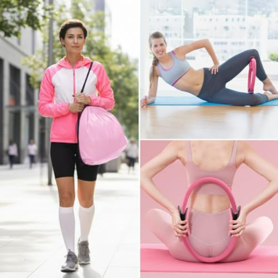 Pilates Essentials Kit for Wom - مراجعة Pilates Yoga Resistance Ring وسعره