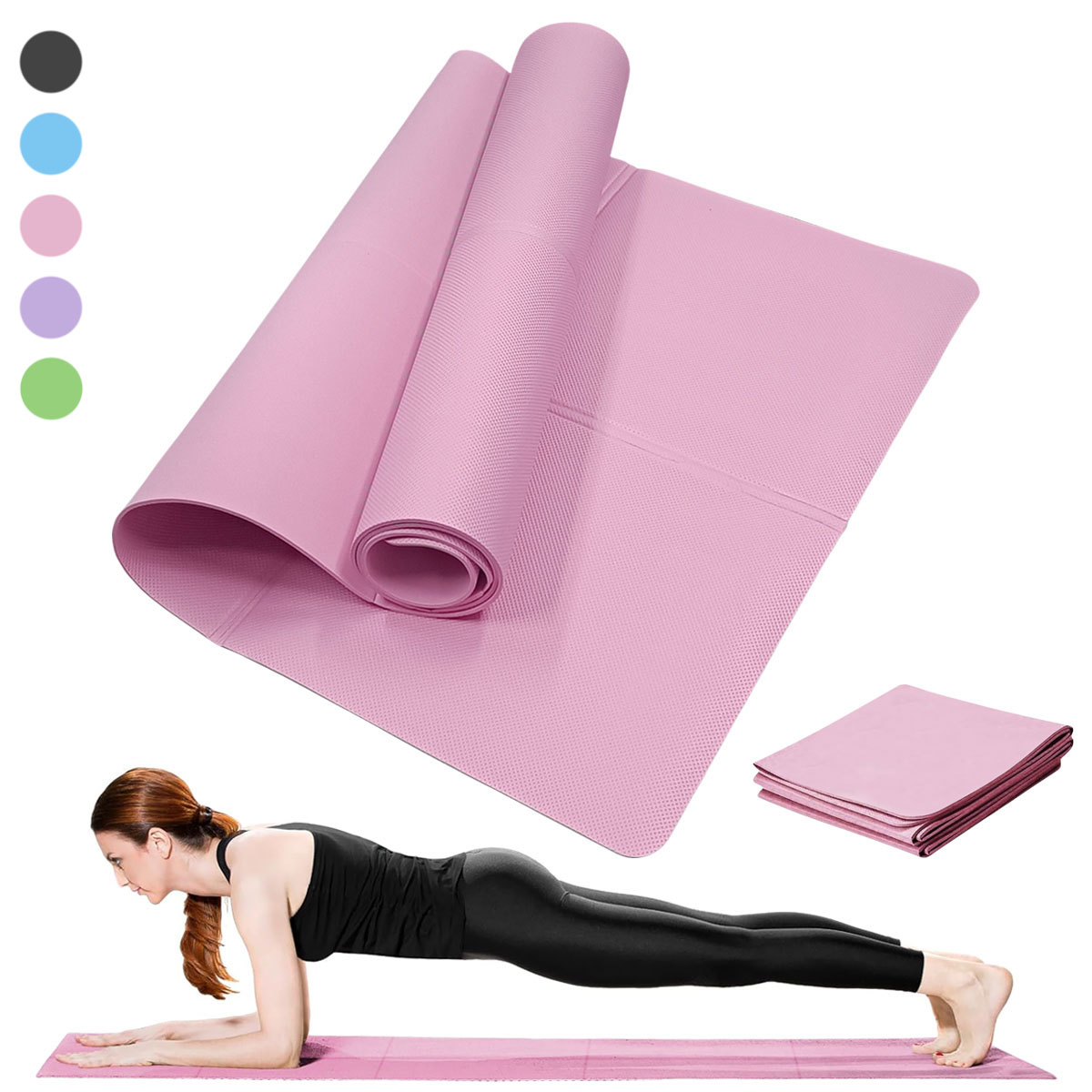 Yoga Mat Pilates Fitness Mat 3 - مراجعة Pilates Yoga Mat Workout وسعره
