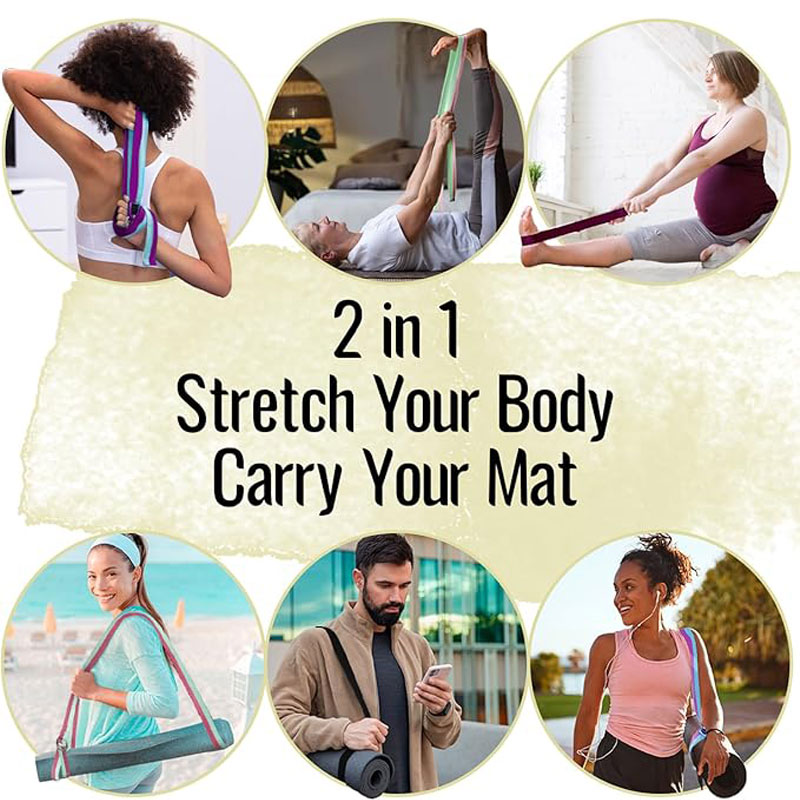 Adjustable non slip strap, sui - مراجعة Pilates Yoga Mat وسعره
