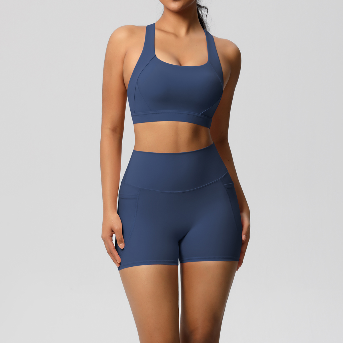 2PCS Sportswear With Pocketed  - مراجعة Pilates Yoga Wear وسعره