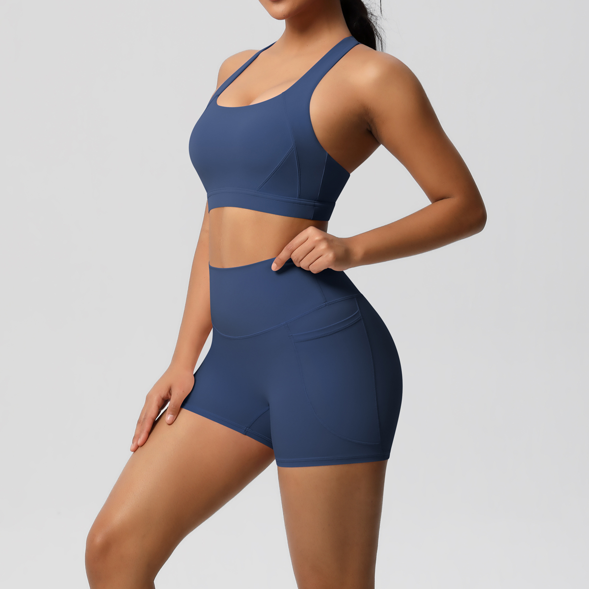 2PCS Sportswear With Pocketed  - مراجعة Pilates Yoga Wear وسعره