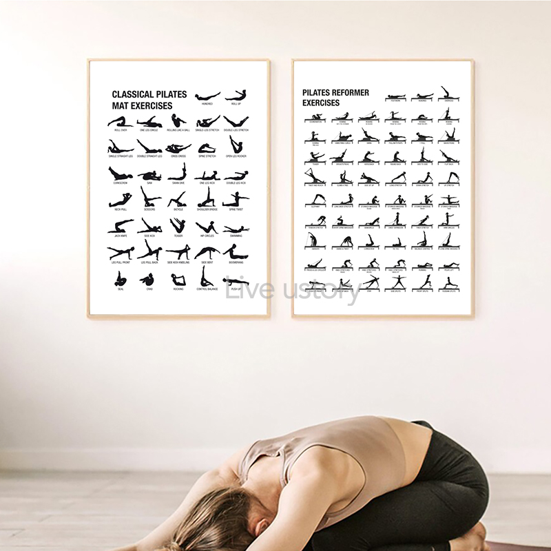 Frameless Pilates Workout Char - مراجعة Pilates With Yoga وسعره