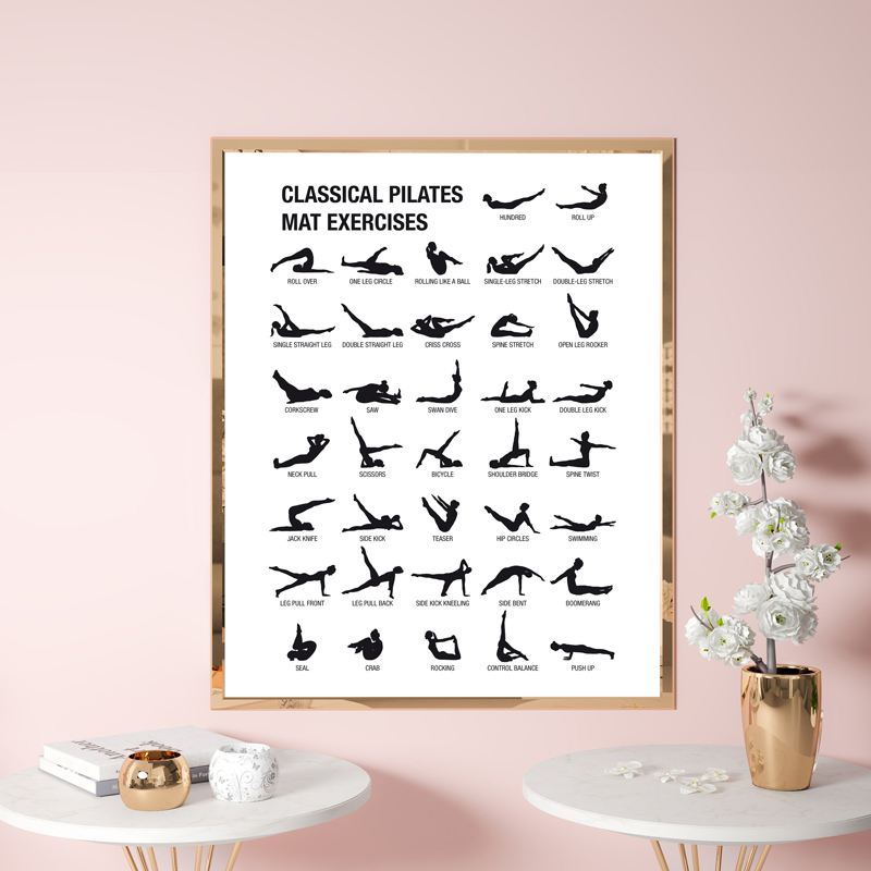 Frameless Pilates Workout Char - مراجعة Pilates With Yoga وسعره