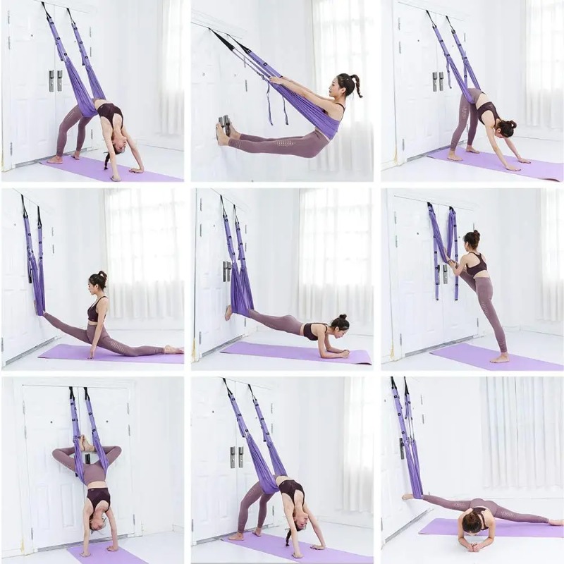 Adjustable Aerial Yoga Hammock - مراجعة Pilates Yoga Body وسعره