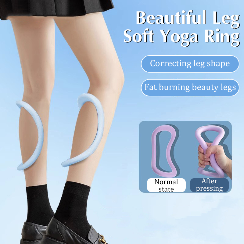 1Pc TPR Soft Fascia Stretch Fi - مراجعة Pilates Yoga Ring وسعره