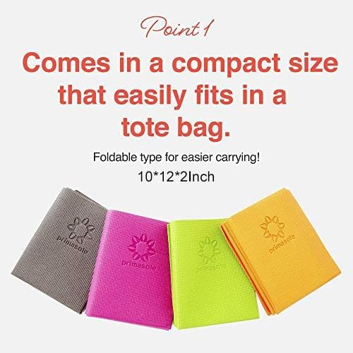 Folding Yoga Mat for Travel Pi - مراجعة Pilates Yoga Mat وسعره