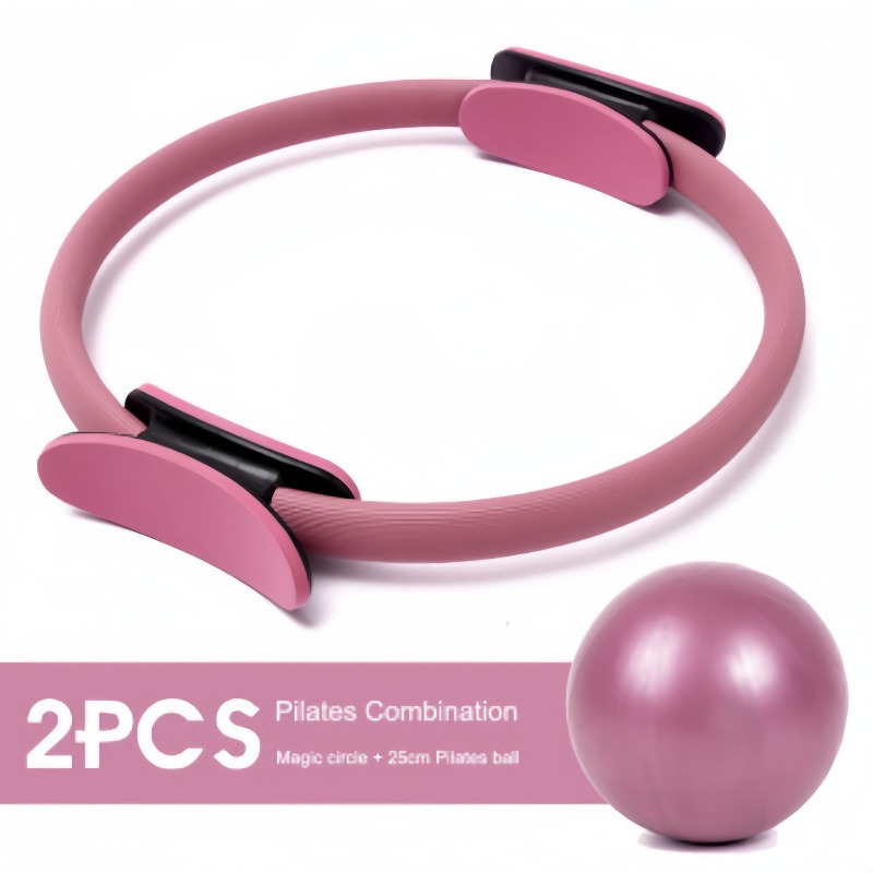 25cm Yoga Pilates Ring Set wit - مراجعة Pilates Yoga Resistance Ring وسعره