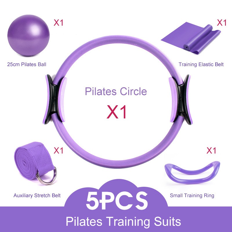 25cm Yoga Pilates Ring Set wit - مراجعة Pilates Yoga Resistance Ring وسعره