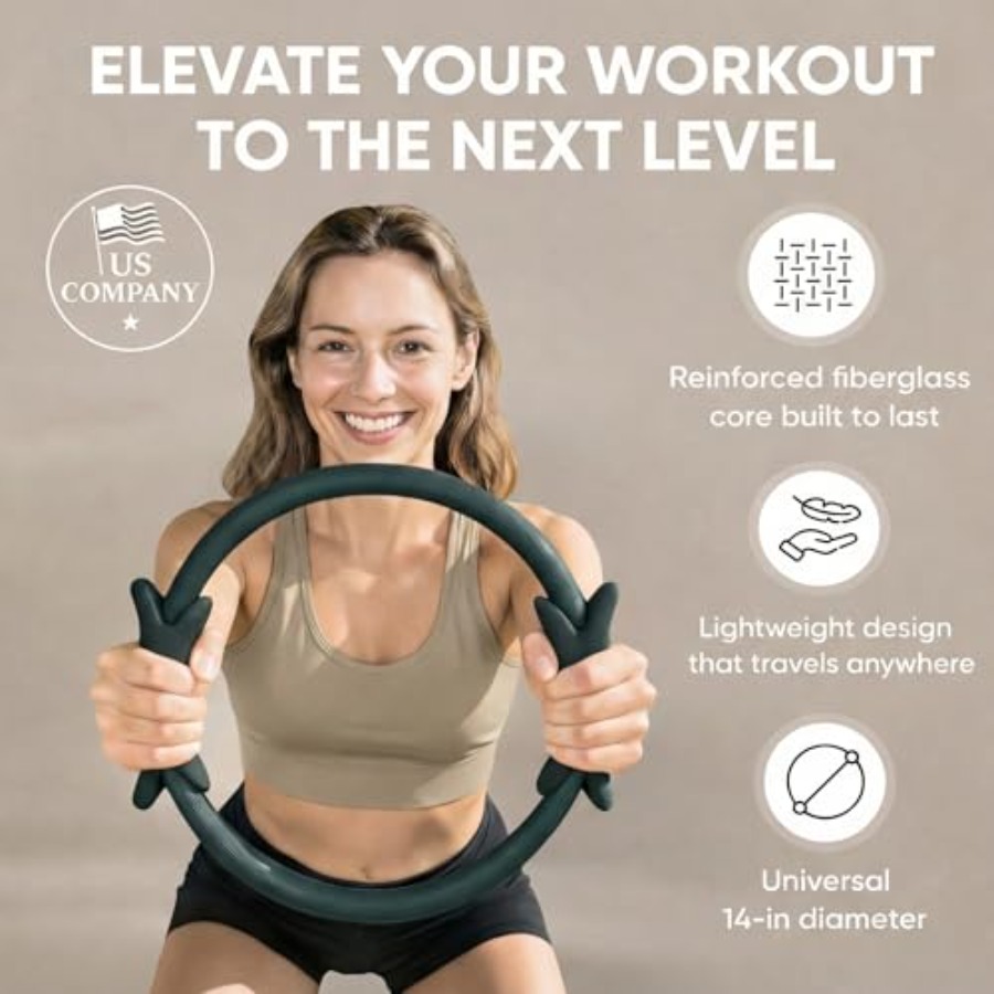Pilates Home Workout Kit 7pc S - مراجعة Pilates Toning Ball وسعره
