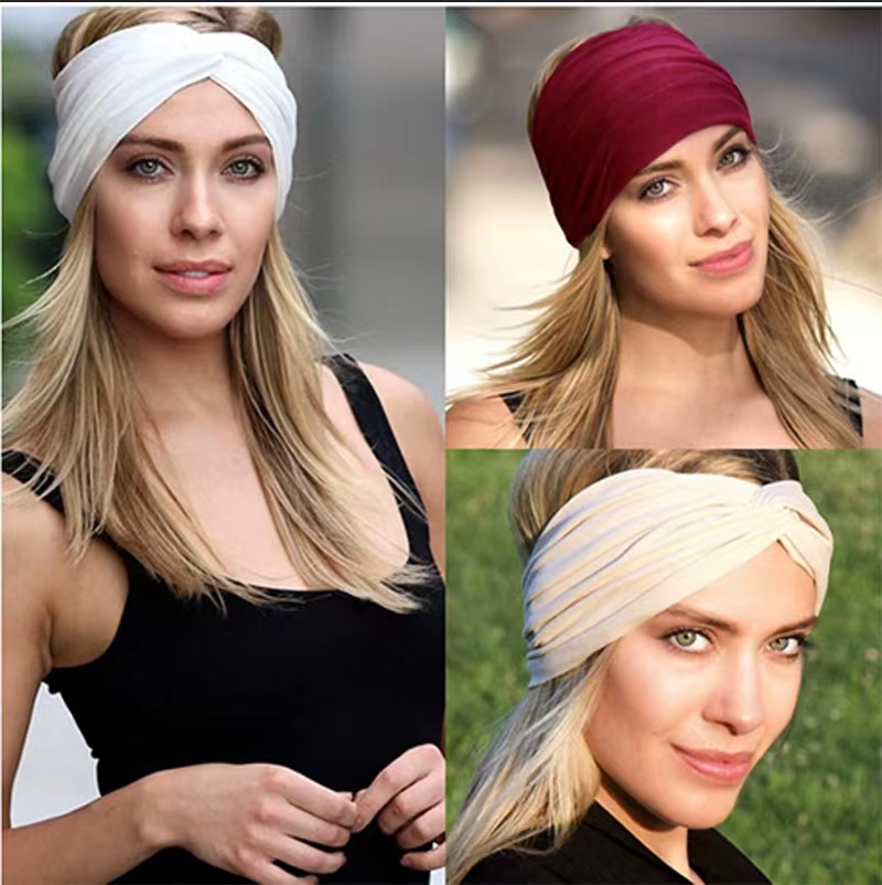 Wide Elastic Headband Hairband - مراجعة Pilates Yoga Ring وسعره