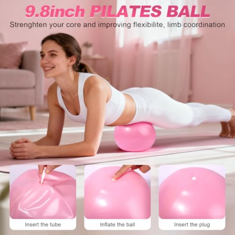Pilates Kit 14 Pcs, Pilates Es - مراجعة Pilates Yoga Resistance Ring وسعره